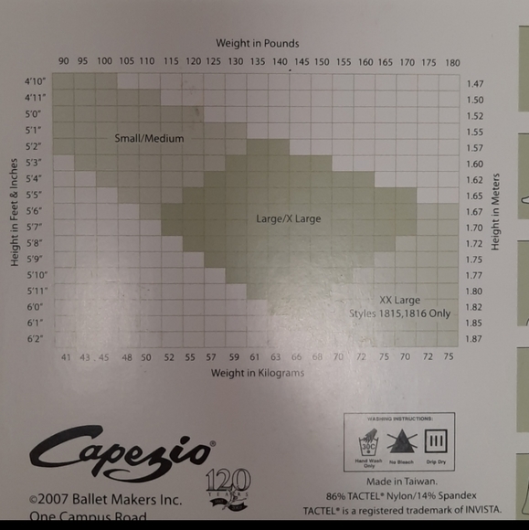 Capezio Matte Semi Opaque Transition Tight - Picture 4 of 4